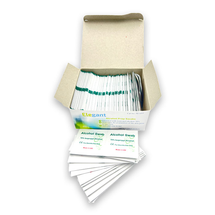 ALCOHOL SWAB ELEGANT 200/PKT
