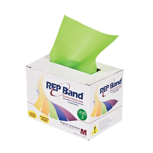 REP LATEX-FREE EXERCISE BAND,LIME 6 YARD