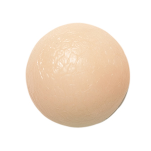 GEL SQUEEZE BALL, STANDARD CIRCULAR, TAN (XX-LIGHT)