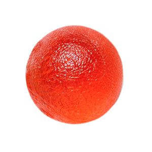 GEL SQUEEZE BALL, STANDARD CIRCULAR, RED (LIGHT)