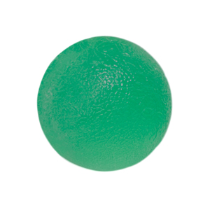 GEL SQUEEZE BALL, STANDARD CIRCULAR, GREEN (MEDIUM)