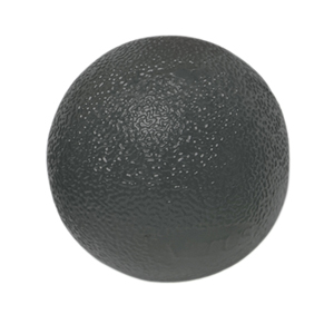 GEL SQUEEZE BALL, STANDARD CIRCULAR, BLACK (X-HEAVY)