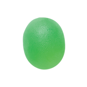 GEL SQUEEZE BALL, LARGE CYLINDRICAL, GREEN (MEDIUM)