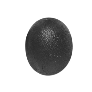 GEL SQUEEZE BALL, LARGE CYLINDRICAL, BLACK (X-HEAVY)