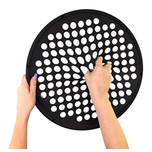 HAND EXERCISE WEB - LOW POWDER - 14 DIAMETER - BLACK  X - HEAVY (CAN DO)