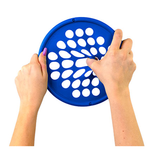 HAND EXERCISE WEB - LOW POWDER - 7 DIAMETER - BLUE - HEAVY (CAN DO)