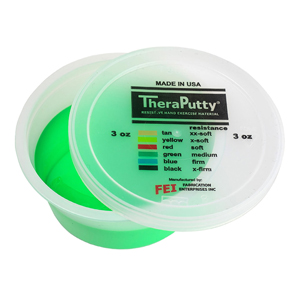 THERA PUTTY EXERCISE GREEN 3 OUNCE 10-0969