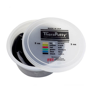 THERA PUTTY EXERCISE BLACK 3 OUNCE 10-1467(X-firm)