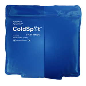 RELIEF PAK BLUE-VINYL REUSABLE COLD PACK  QUARTERSIZE 5X 7