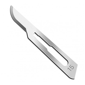 SURGICAL BLADE NO.15 ,100/BX SAFECARE