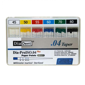 DIA PROISO-04 PLUS PAPER POINT 45-80 (MM - MARKED) 100PCS/B0X