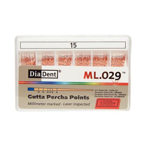 GUTTA PERCHA POINT 15 ML.029 (120PCS/BOX)