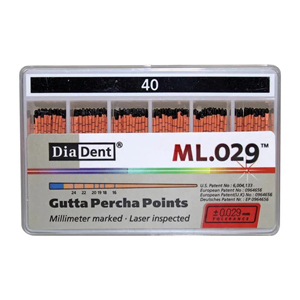 GUTTA PERCHA POINT 40 ML.029 (120PCS/BOX)