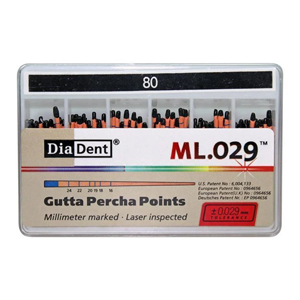 GUTTA PERCHA POINT 80 ML.029 (120PCS/BOX)