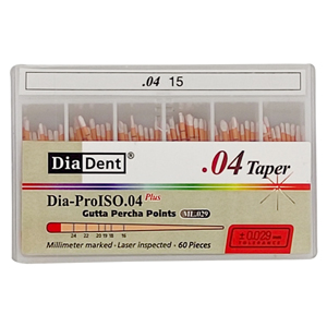 DIA PROISO-04 PLUS GUTTA PERCHA POINT 15 (60PCS/BOX)