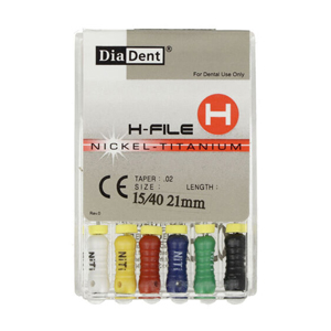 H FILE (NICKEL-TITANIUM) .02/21MM(ISO 15-40)