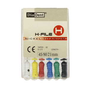 H FILE (NICKEL-TITANIUM) .02/21MM(ISO 45-80)