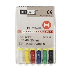 H FILE (NICKEL-TITANIUM) .02/25 MM(ISO 15-40)