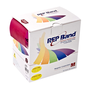 REP BAND LATEX-FREE EXERCISE BAND,PLUM 50 YARD