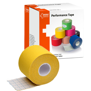 KINESIOLOGY TAPE YELLOW 5cm X 5m (WERO SWISS)