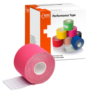 KINESIOLOGY TAPE PINK 5cm X 5m (WERO SWISS)