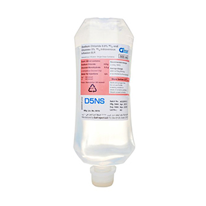 DEXTROSE 5% NORMALSALINE 0.45% 500ML