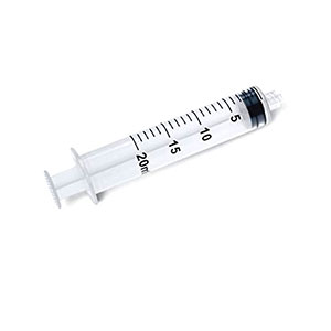 SYRINGE 20ML WITH OUT NEEDLE LURE LOCK