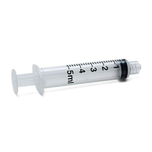 SYRINGE 5ML WITHOUT NEEDLE LURE LOCK(100/BOX)