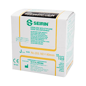 ACUPUNCTURE NEEDLE 0.18X40MM J TYPE(100PCS/BOX)