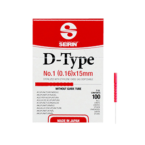 ACUPUNCTURE NEEDLE 0.16X15MM D TYPE(100PCS/BOX)