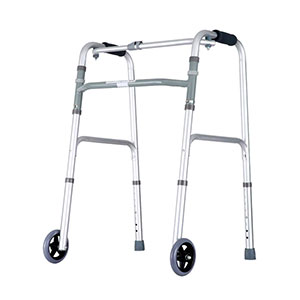 HEIGHT ADJUSTABLE WALKER WITH WHEELS