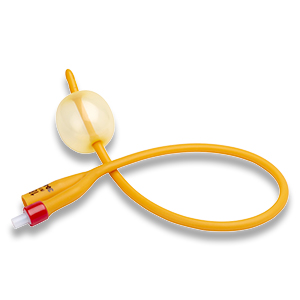 RUBBER FOLEY CATHETER 2WAY 14FR