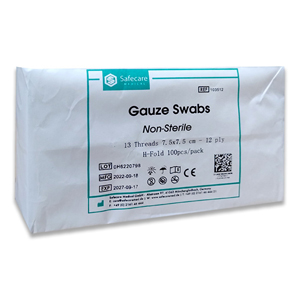 GAUZE SPONGE 7.5 X 7.5 12PLY STERILE 19X15 (100/PKT)