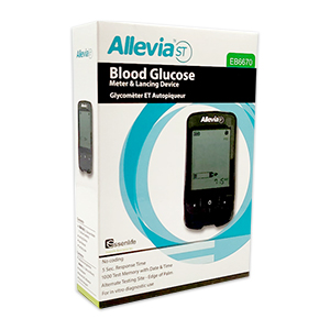 BLOOD GLUCOSE METER KITS - GLUCOMETER EB6670 ALLEVIA
