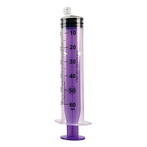 ENFIT SYRINGE 60ML WITHOUT CAP (50PCS/BOX)