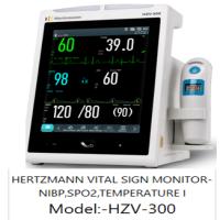 HERTZMANN VITAL SIGN MONITOR-NIBP,SPO2,TEMPERATURE IN ROLLING STAND MODEL:HZV-300