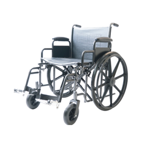 WHEEL CHAIR 24''(Double cross braces, powder coating)